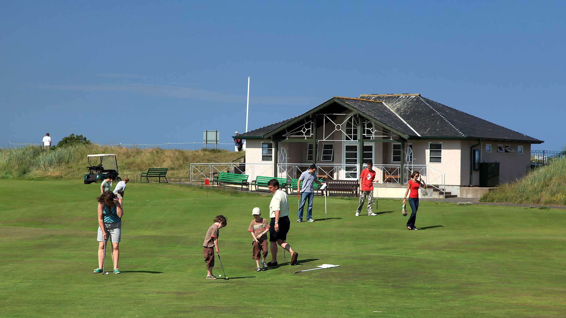 One of the Old Course's groundbreaking features is hidden this week