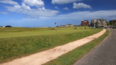 the 17th green of the old course.