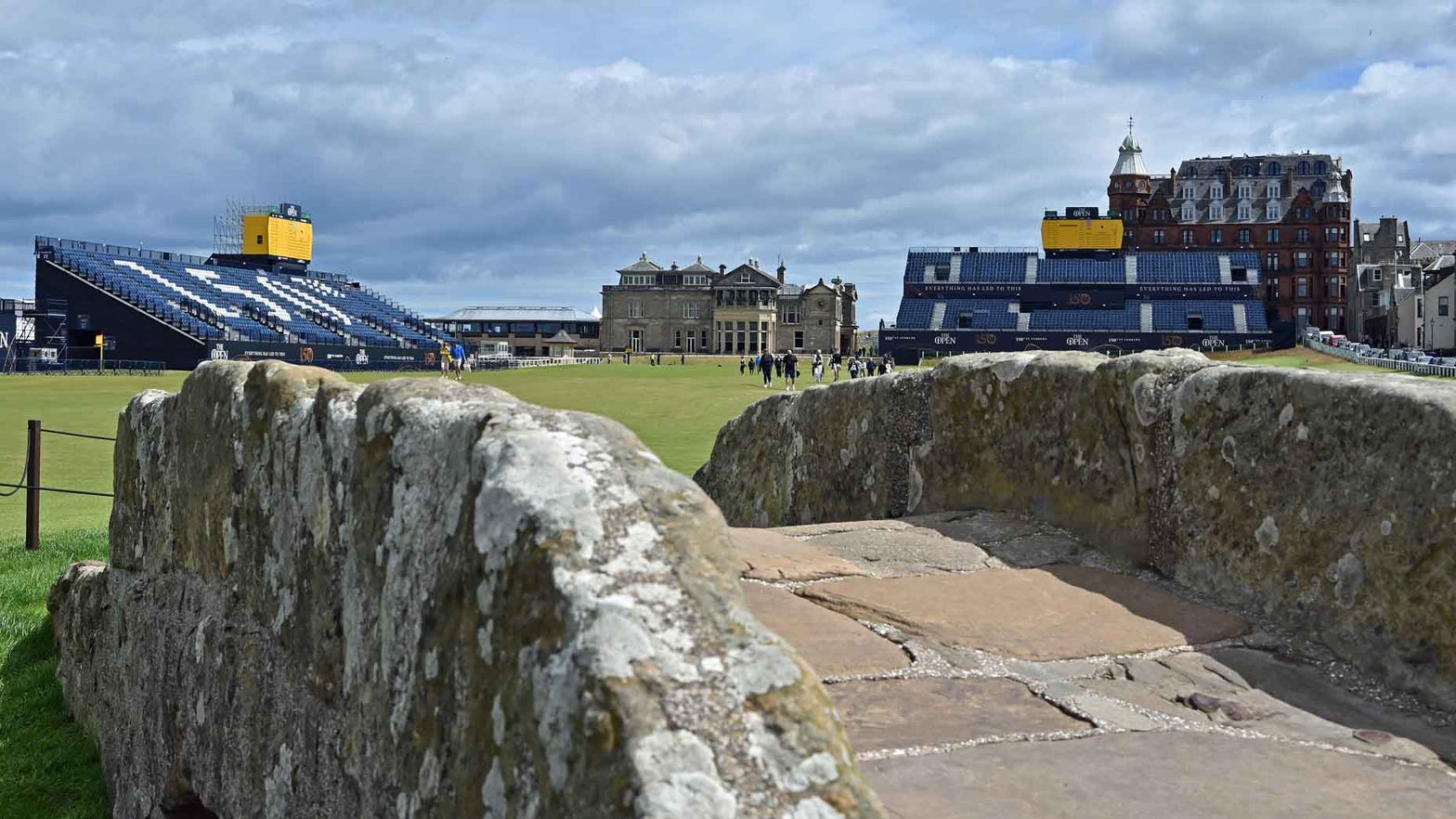 2022 Open Championship Old Course scorecard, yardage book, map