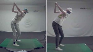 before and after swing