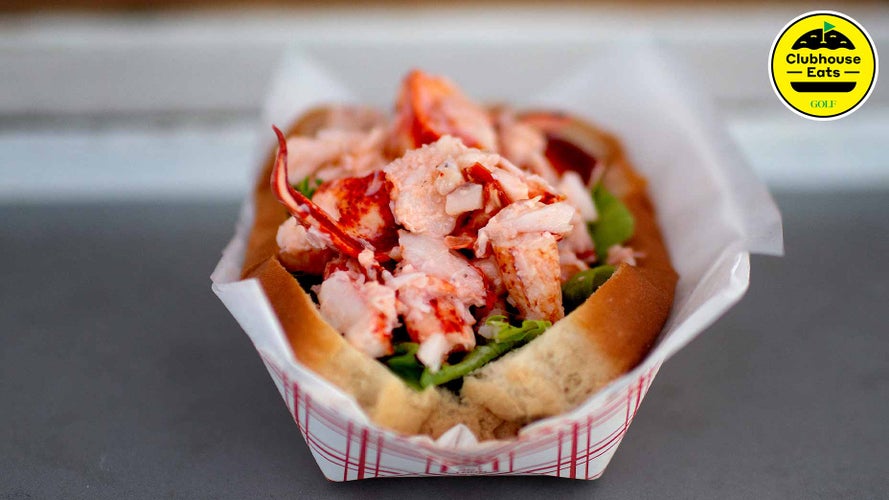 Kiawah Island Club's shrimp salad roll is a locally-sourced delight