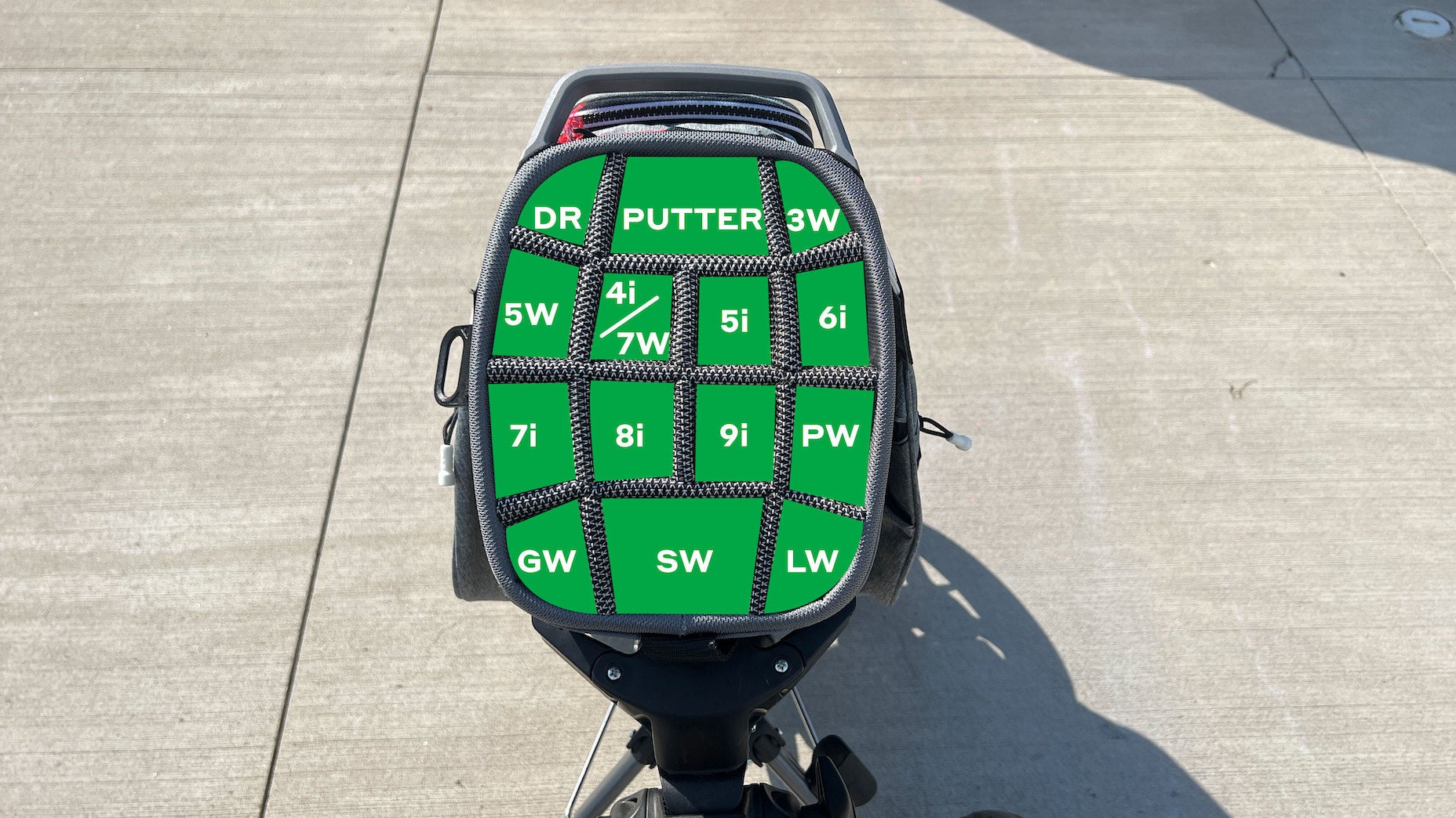 proper push cart organization