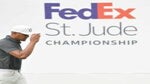Tony Finau tips cap to fans during 2022 FedEx St. Jude Championship