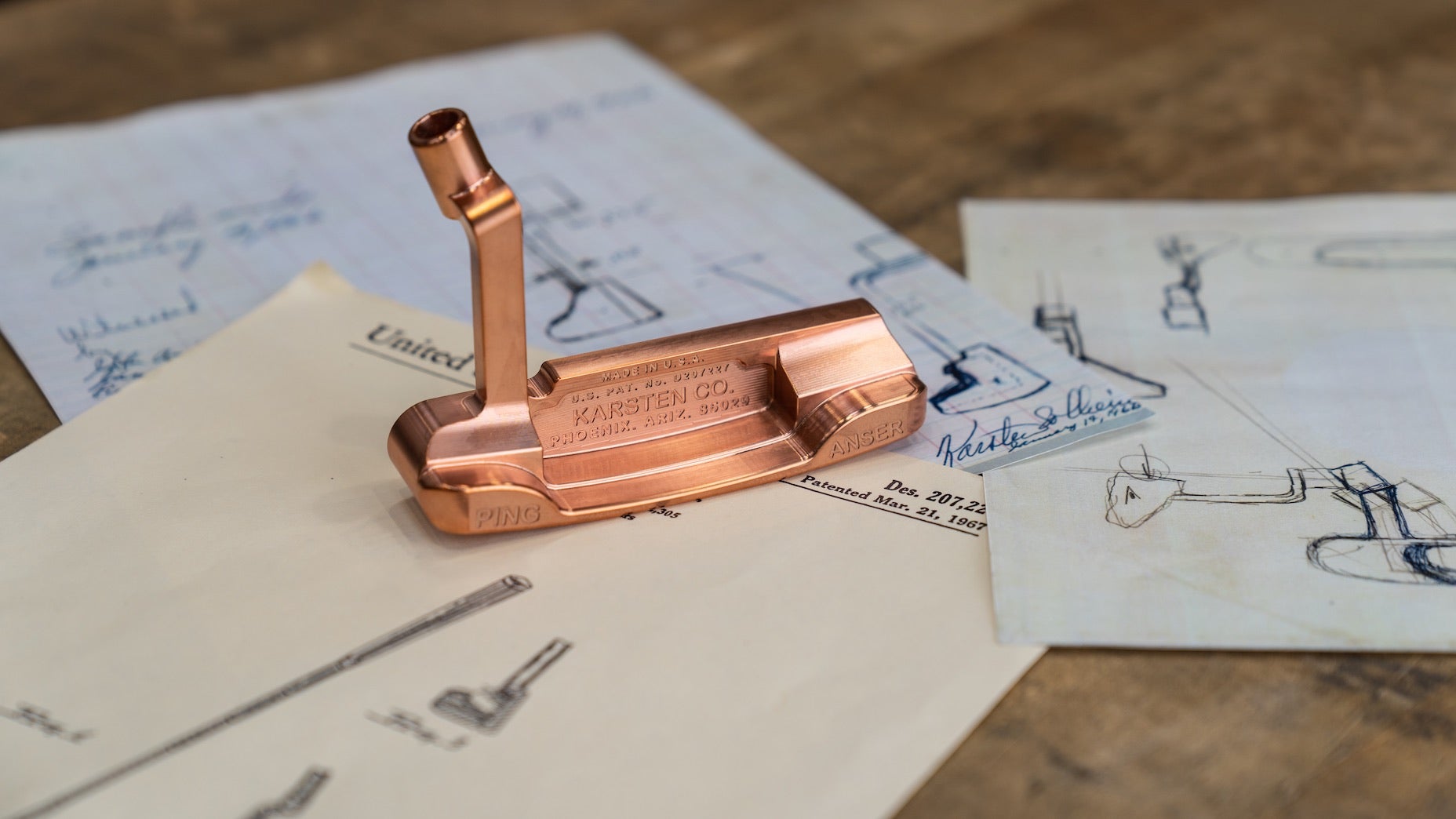 FIRST LOOK: Ping’s head-turning PLD Anser Patent 55 copper putter