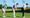 three golfers demonstrate