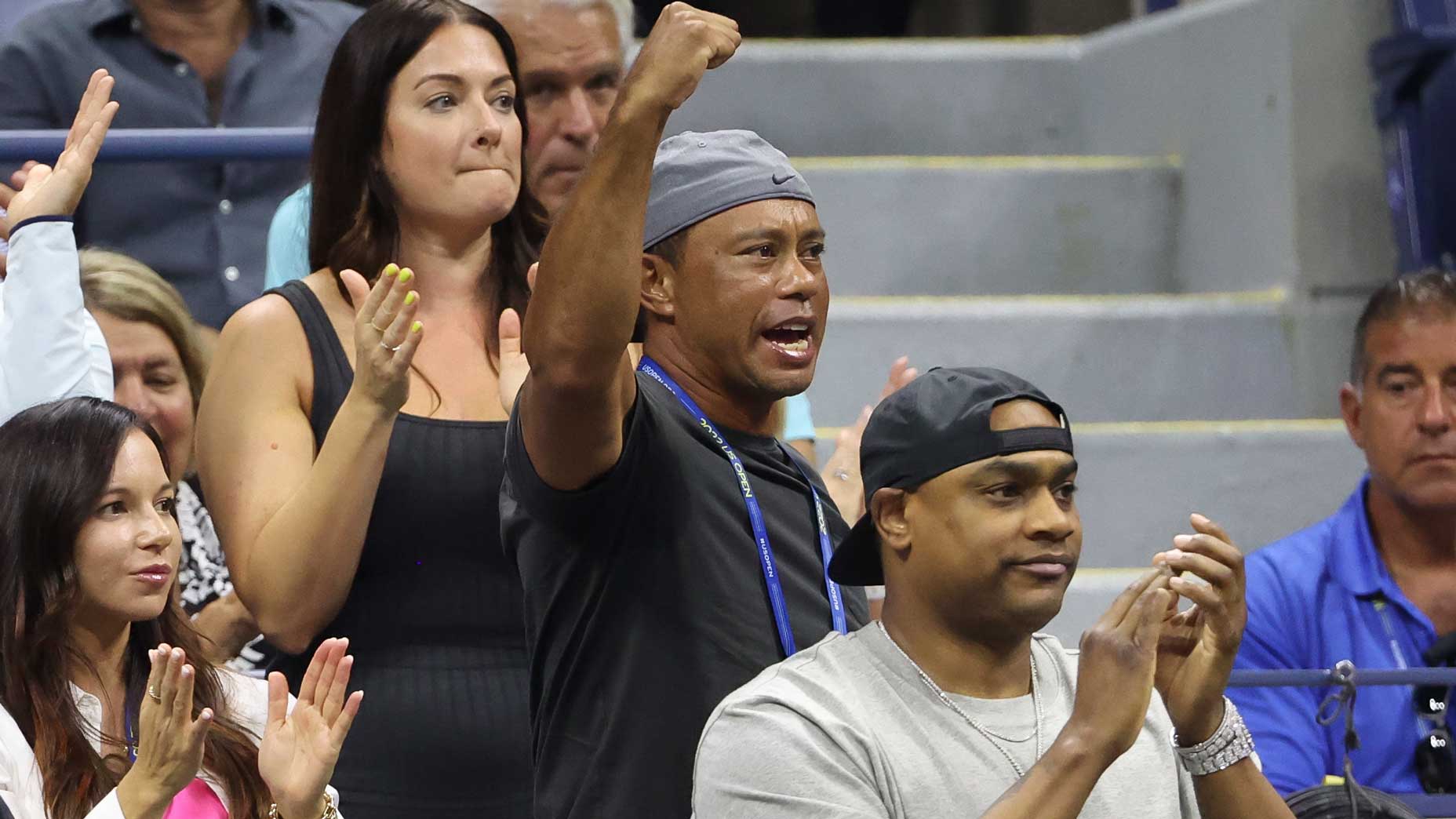 When we saw Tiger Woods watch Serena Williams, we saw something special