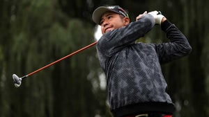 Hideki Matsuyama hits driver at 2022 Fortinet Championship