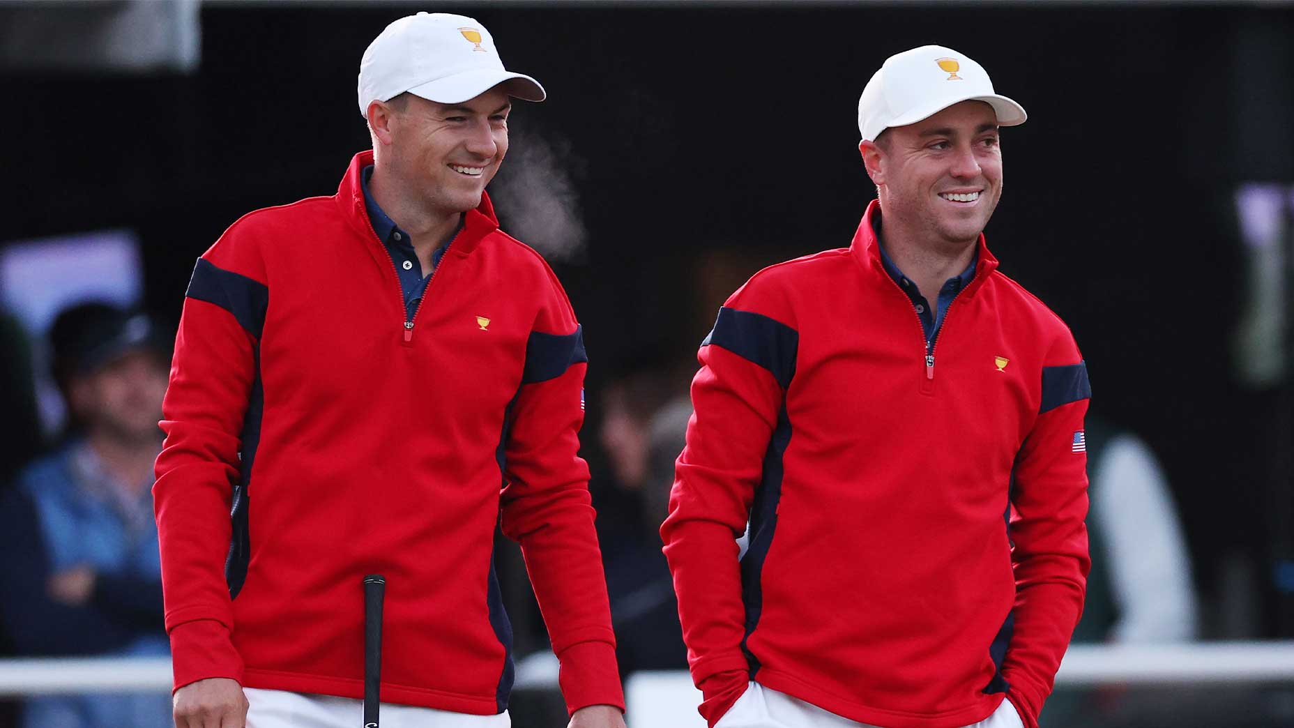 justin thomas and jordan spieth at the presidents cup