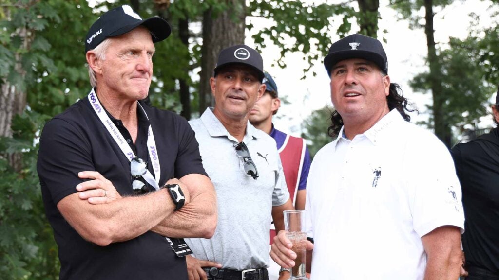 pat perez and greg norman chat