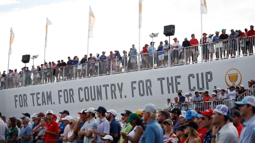 Fans at 2022 Presidents Cup