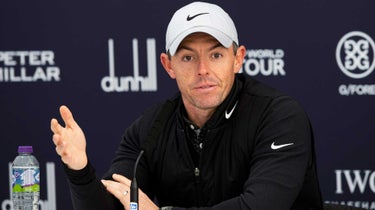 Rory McIlroy speaks in a advertising conference at 2022 Alfred Dunhill Links Championship