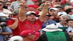 paul azinger celebrates ryder cup.