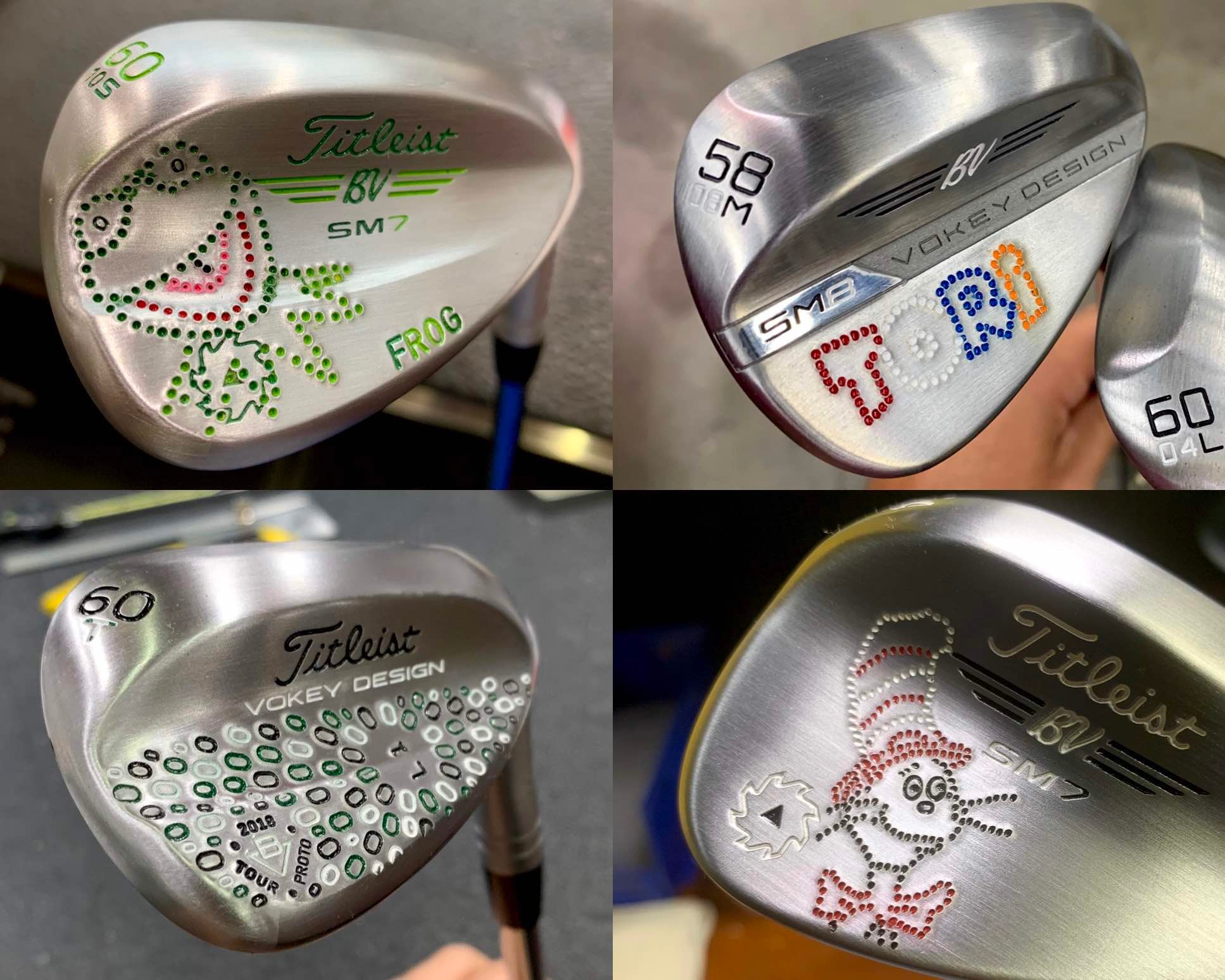 Meet the club builder who turns Titleist wedges into colorful