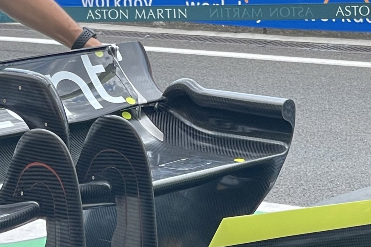Aston marton rear wing