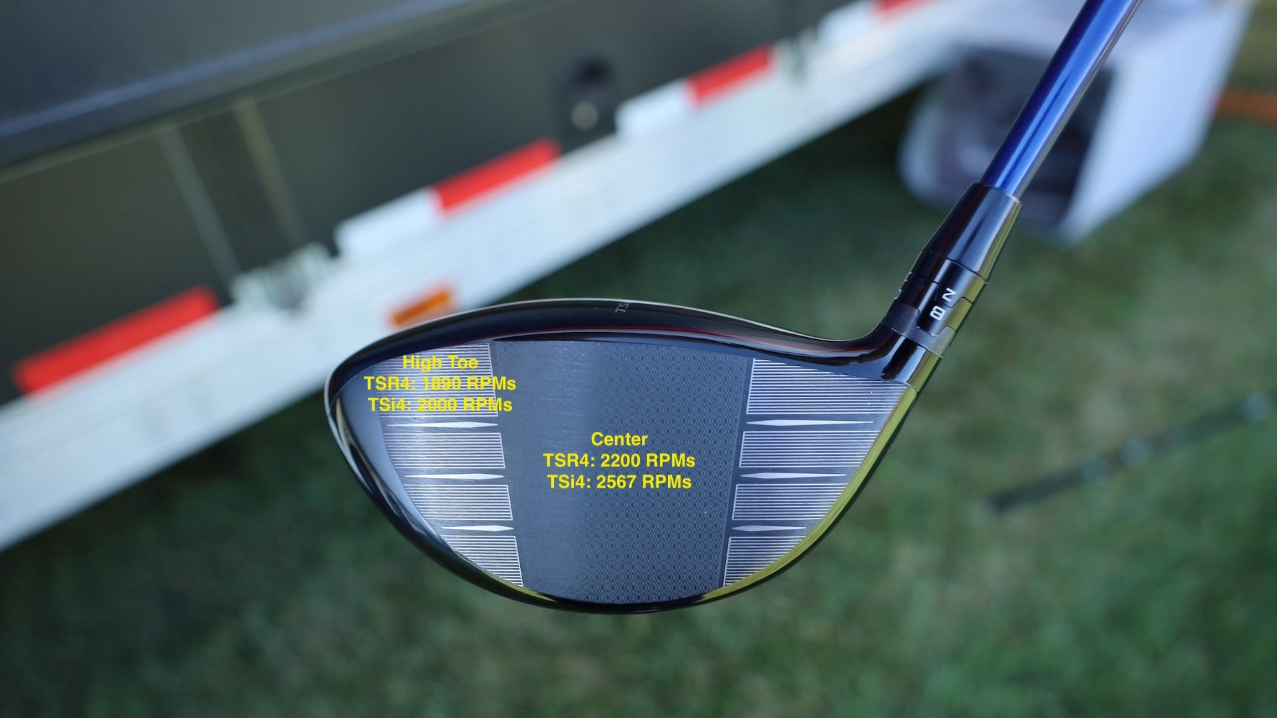 Titleist TSR4 spin rates