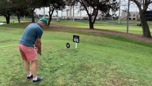 Here's how it looks when a muni abuts a Topgolf.