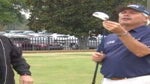 fred couples testing fairway wood