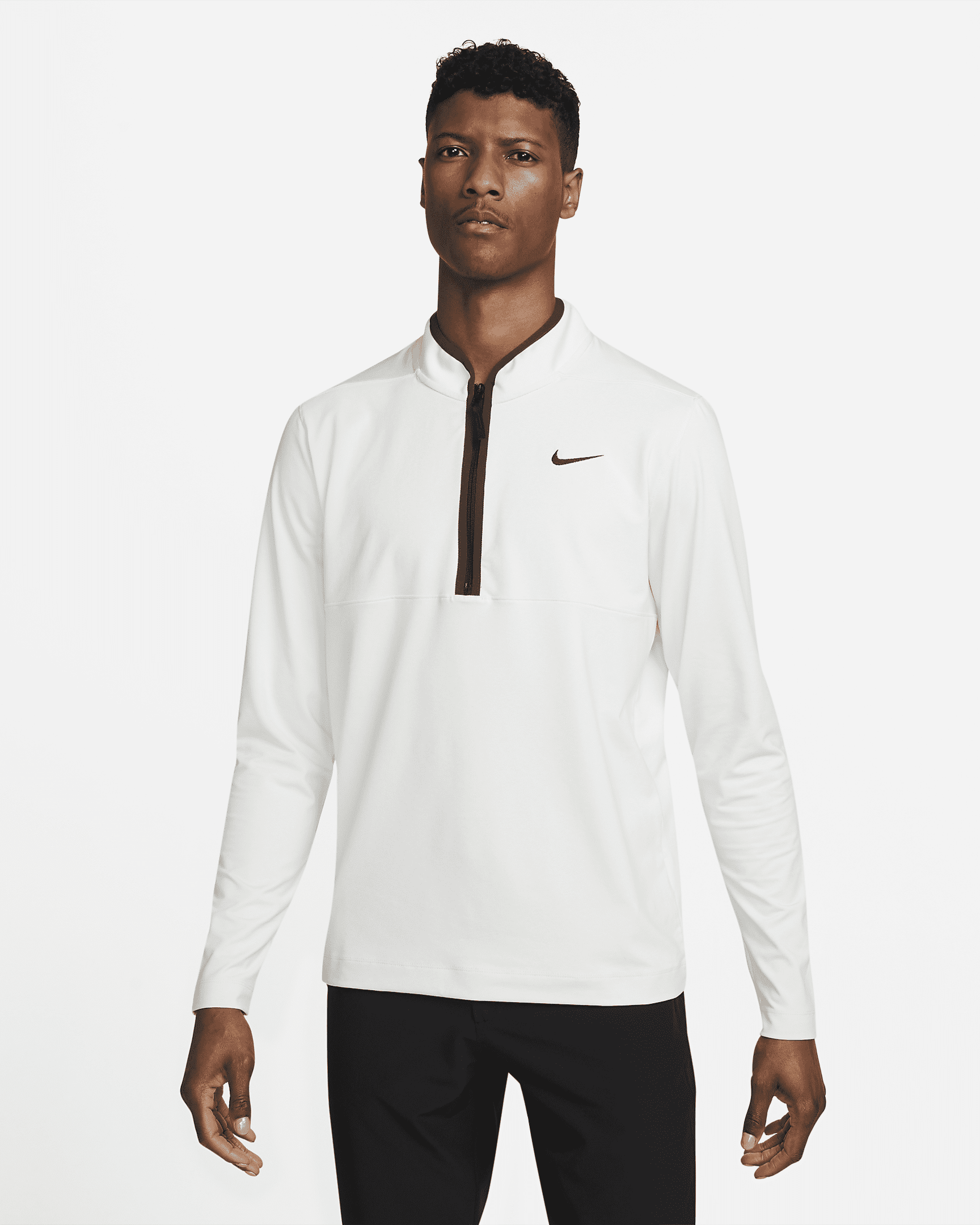 This Nike half-zip is comfortable and won't hinder your swing