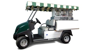 a golf beverage cart