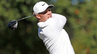 Nick Hardy tees off during the second round of the Sanderson Farms Championship on Friday.