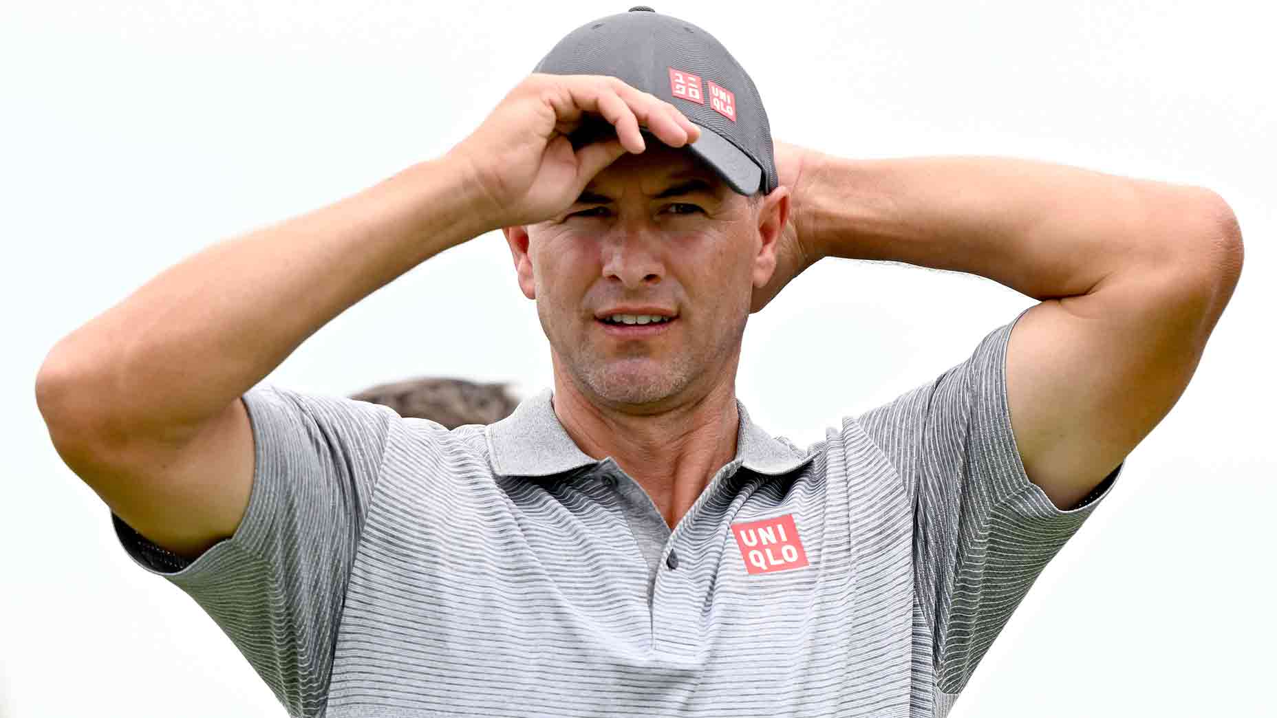 ‘It was panic stations’: Adam Scott overcomes early-morning scramble to find clubs, shoots 66