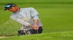 Chris Crisologo of Canada plays a shot from a bunker on the fourth hole during the first round of the RBC Canadian Open at Hamilton Golf and Country Club on June 06, 2019 in Hamilton, Canada.