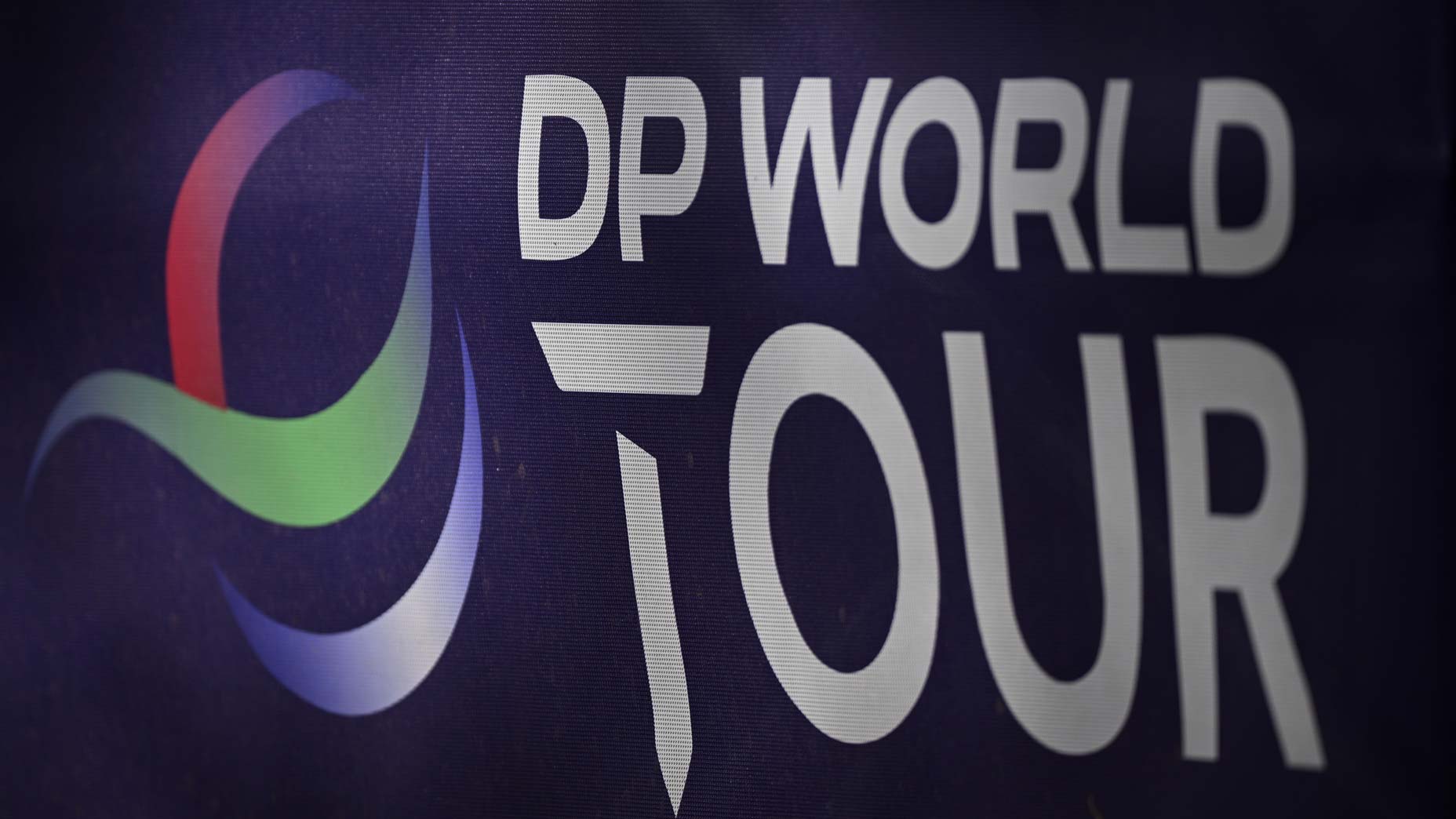 DP World Tour Championship Logo - Primary Landscape - On Dark