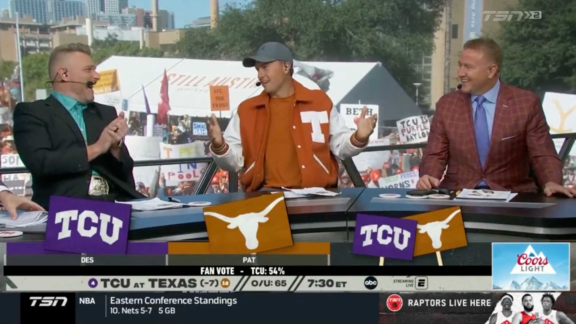 College GameDay's picks for TCU vs. Texas with Jordan Spieth ⛳️