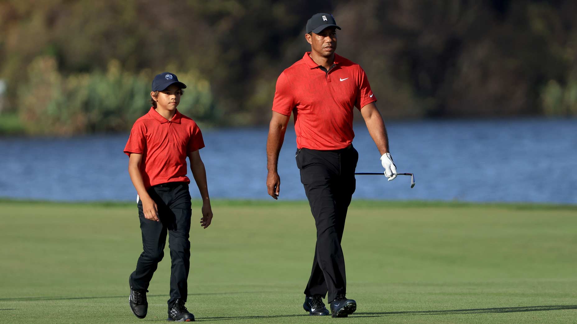 Tiger Woods and Son Charlie Play PNC Championship Together