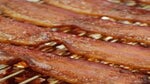 bacon on a cooking sheet