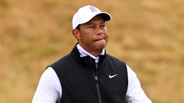 tiger woods at open championship