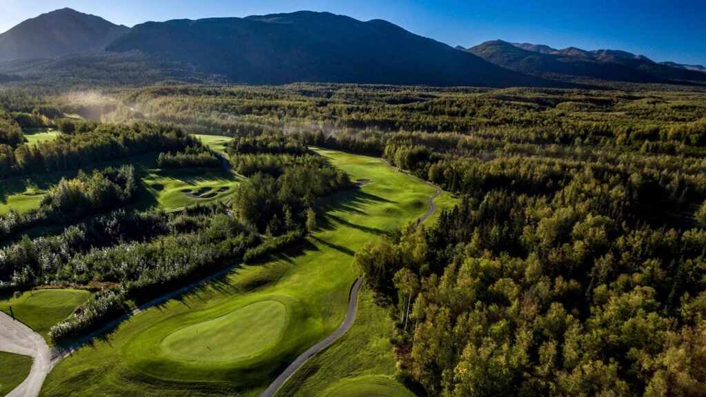 Moose Run Golf Course's Creek Course No. 12.