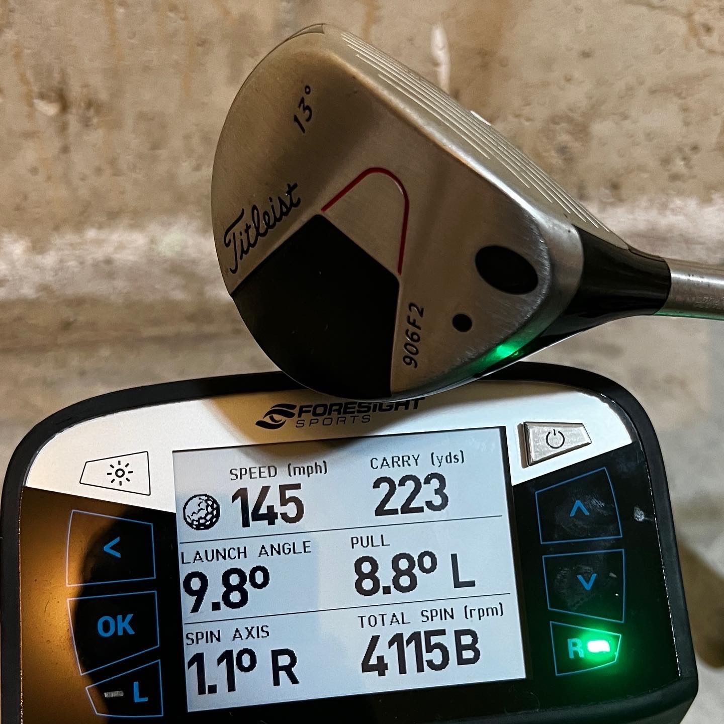 Titleist 906F2 testing