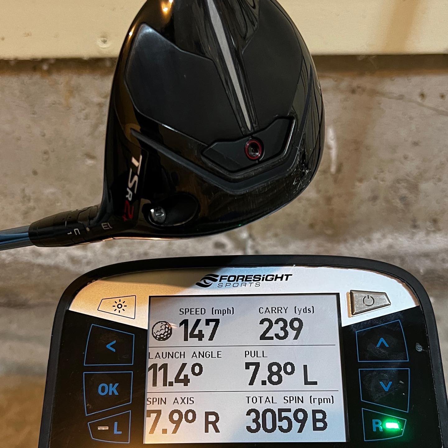 Titleist TSR2 testing