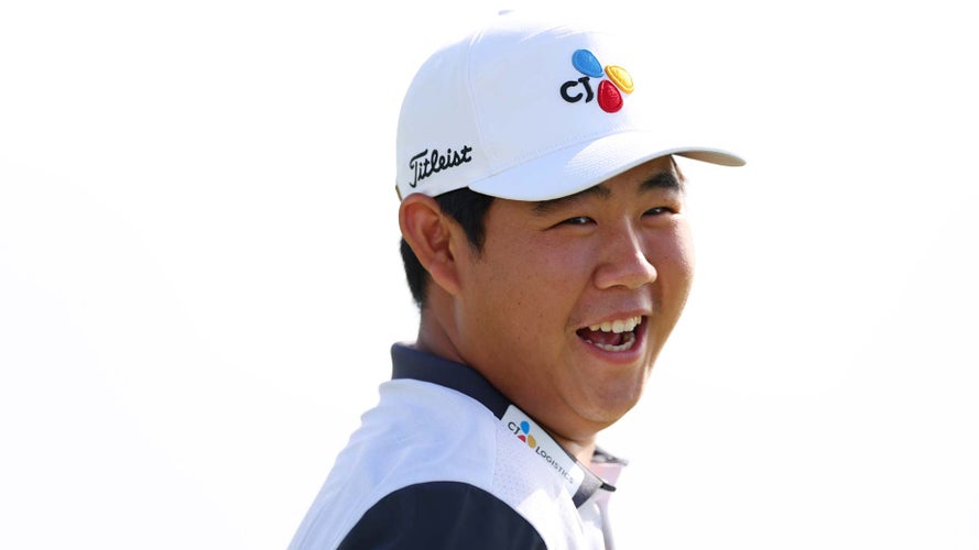 Tom Kim describes his unique walk to the 1st tee for Sunday singles match