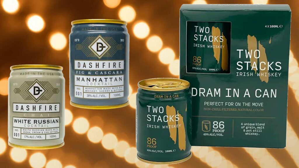 Canned cocktails from Dashfire