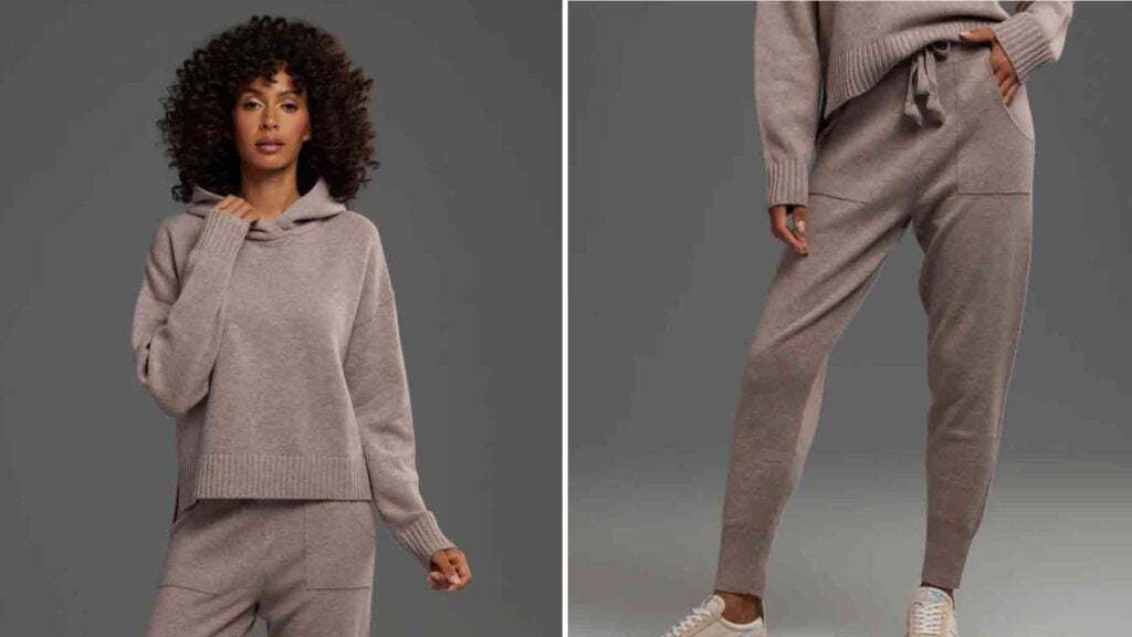 This luxe athleisure set will keep you cozy and stylish all winter