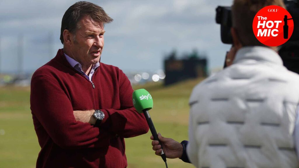 nick faldo gives interview