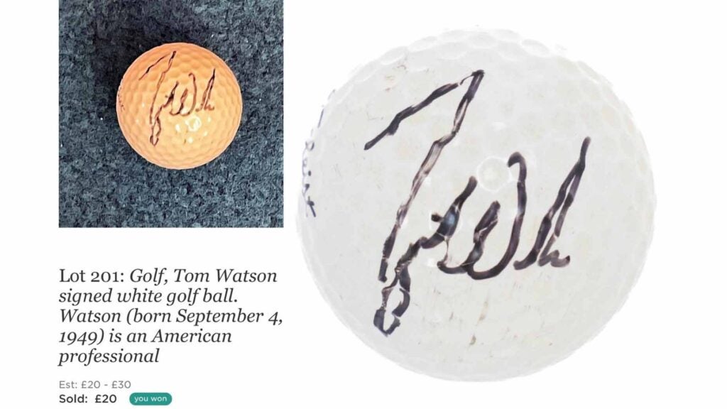Mislabeled Tiger Woods autograph nets collector $3,000