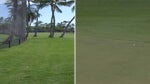 Chris Kirk got relief from a boundary fence and it led to a birdie at the Sony Open.