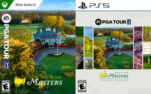 The covers of EA Sports PGA Tour standard (L) and deluxe editions.