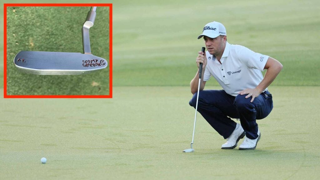 Justin Thomas is turning to a trusty old Scotty Cameron blade putter at this week's Sentry Tournament of Champions.
