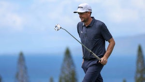 A slimmed-down Keegan Bradley at this week's Sentry Tournament of Champions.