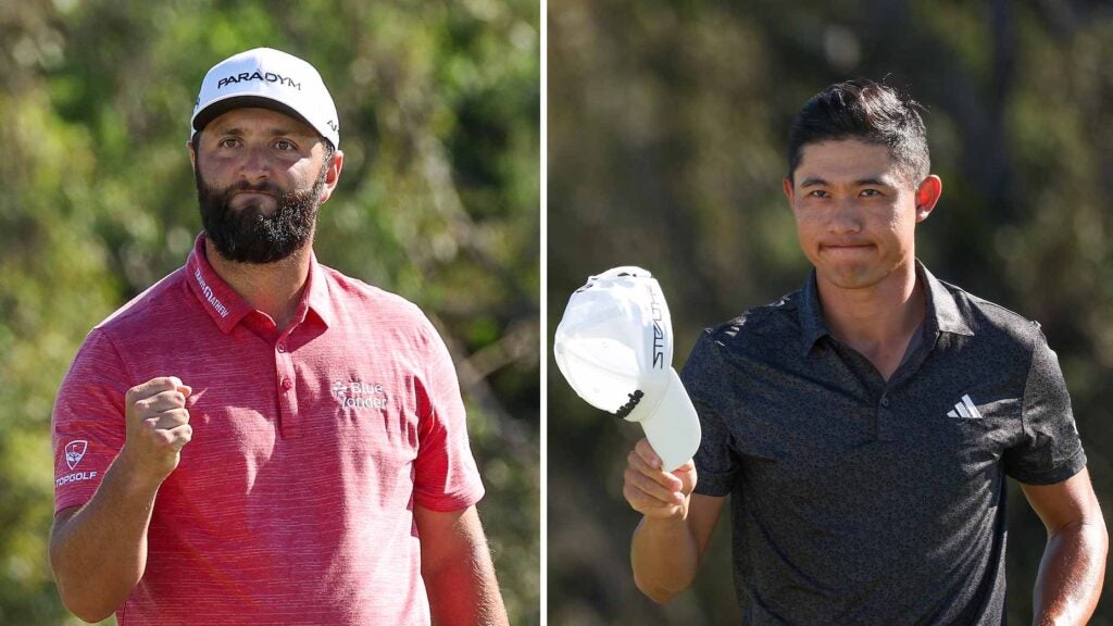Jon Rahm and Collin Morikawa battled down the stretch at the Sentry.