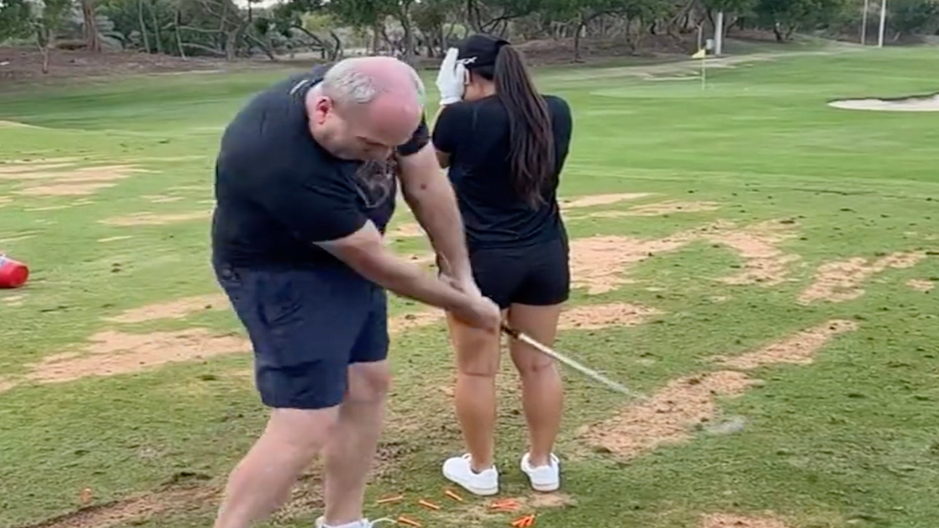 There are plenty of different ways to help generate club speed, but this dangerous drill that was posted to Twitter isn't one of them.