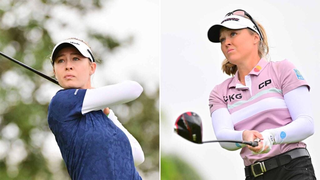 nelly korda and brooke henderson swing