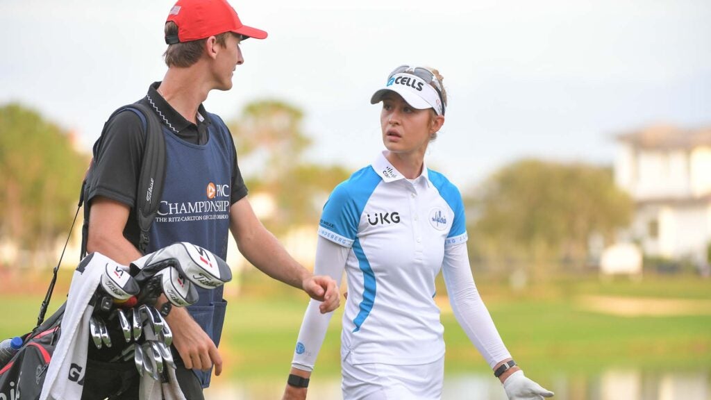 Nelly Korda and Sebastian Korda at 2021 PNC Championship