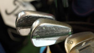 Billy Horschel irons with lead tape