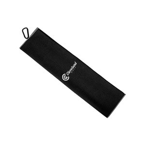 Cleveland golf towel with carabiner