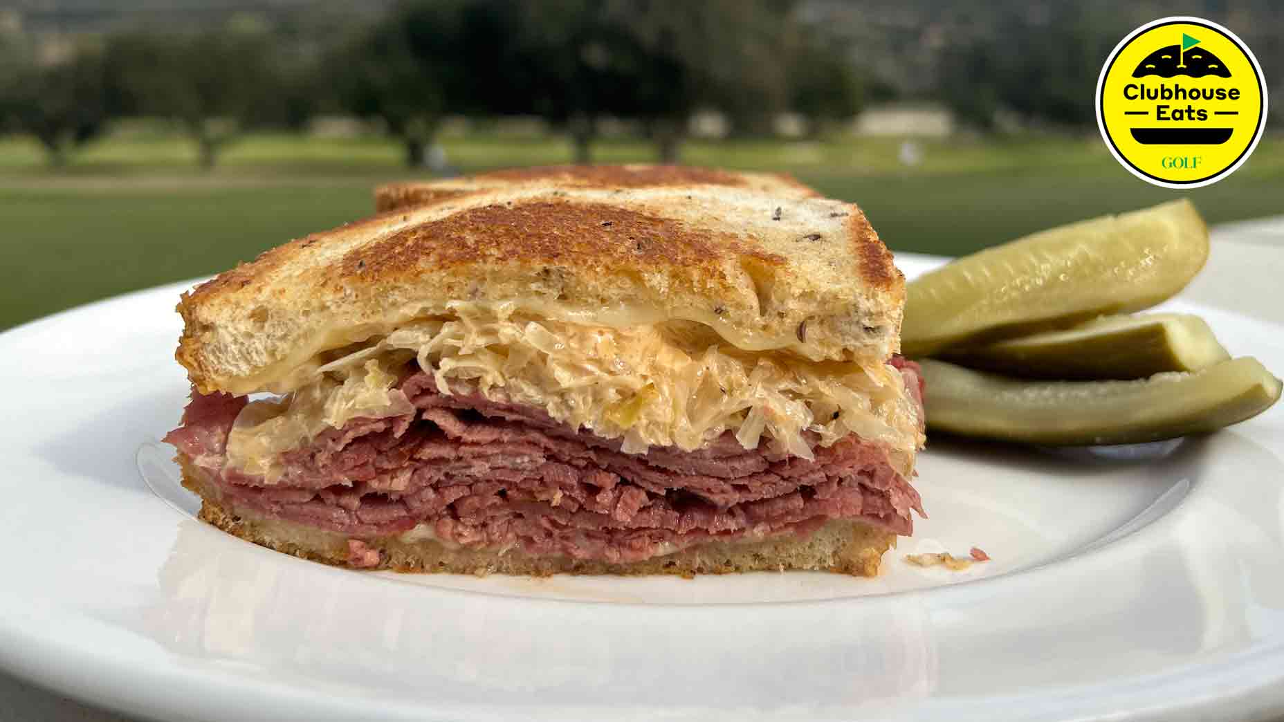 Oakmont CC Reuben sandwich